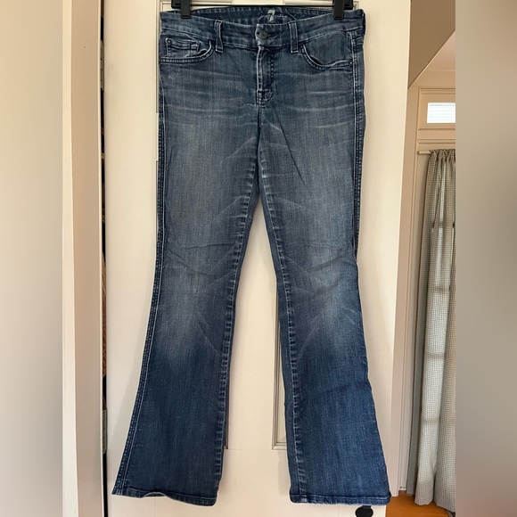 7 for all mankind ‘A’ pocket boot cut jeans - Picture 3 of 7